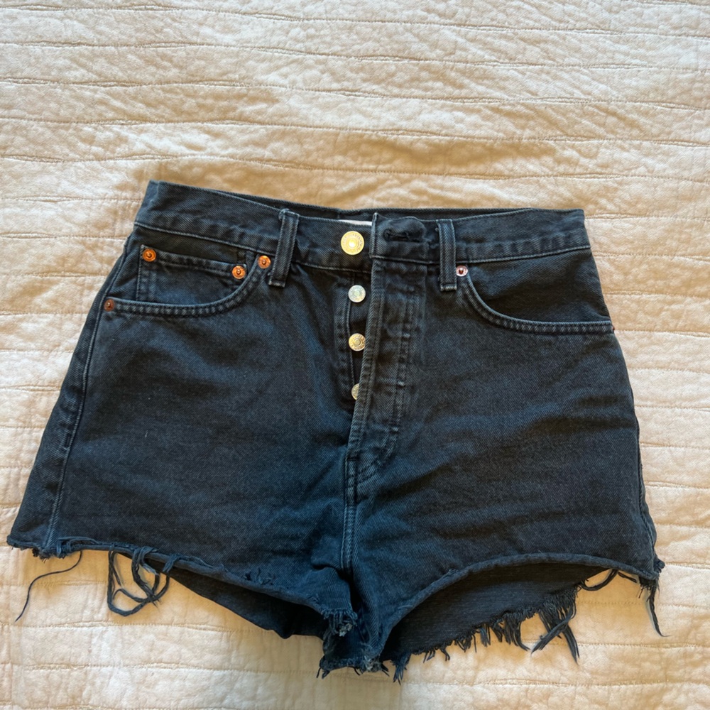 Redone Jean Shorts